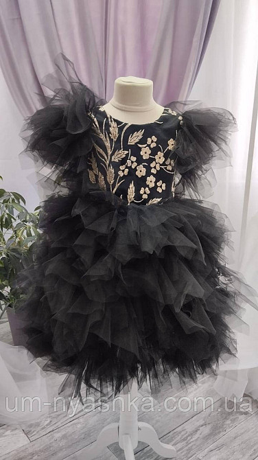 Чорна святкова сукня дитяча Кривий Ріг - фото 1