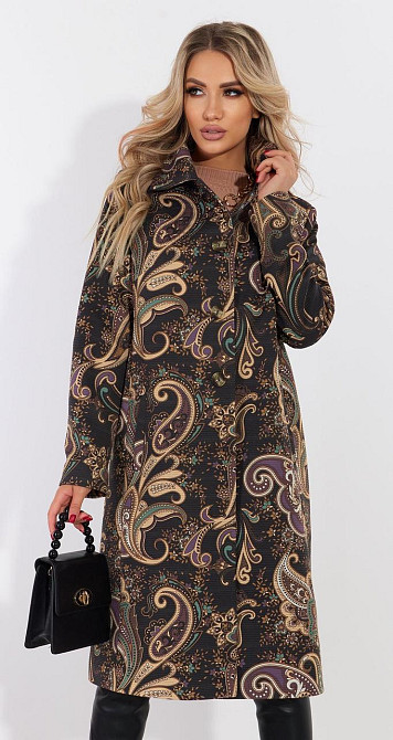 Легке пальто цікавого крою (44) Київ - фото 2