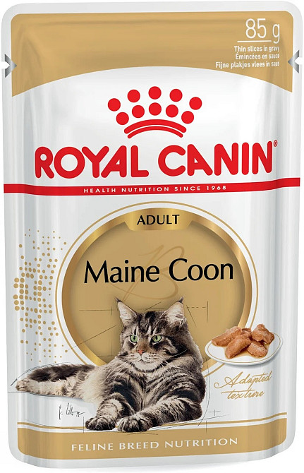 Royal Canin Maine Coon (Роял Канін Мейн Кун Едалт) вологий корм для кішок мейн-кун 85 г х 12 шт. Запоріжжя - фото 1