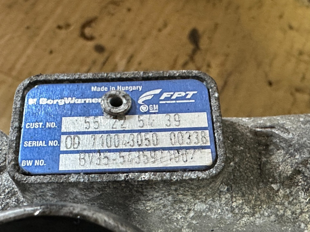 Турбіна Opel Meriva B 1.3 cdti 2010-2017 (55225439) Euro 5 Ковель - фото 1