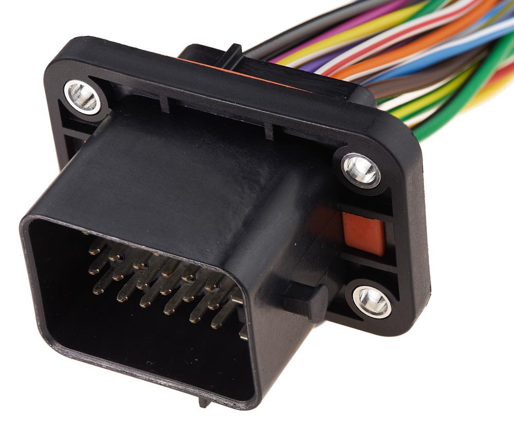 Разьем коннектор с проводом, 33-кон., Эбу, металл,   TE Америка универс., Салон, Chevrolet Киев - изображение 1