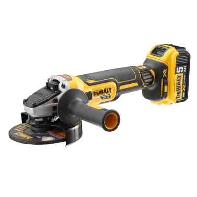 Шліфувальна машина DeWALT 18В XR Li-lon, 2x5Ah, 125 мм, 9000 об/хв (DCG405P2) Вінниця
