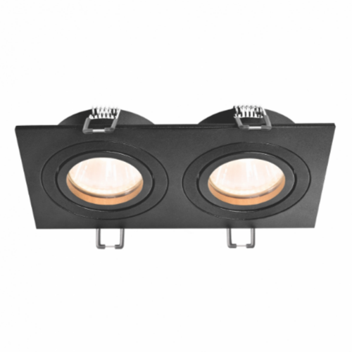 LED Світильник врізний під лампу 2*GU10 чорний VL-SPF23S-B Videx Житомир