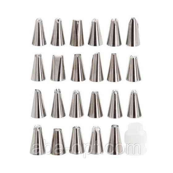 Насадки кондитерські + адаптер ( набір 24 шт) Одеса