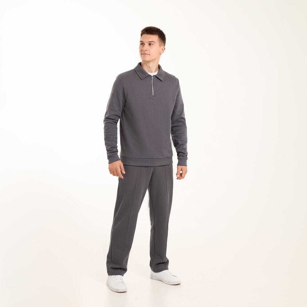 Темно-сірий спортивний костюм для чоловіків Pobedov Binance. Весна осінь спортивний комплект Київ - фото 1