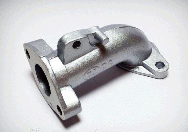 Патрубок карбюратора (коллектор) мотоцикл Альфа (алюминий) Мукачево - изображение 1