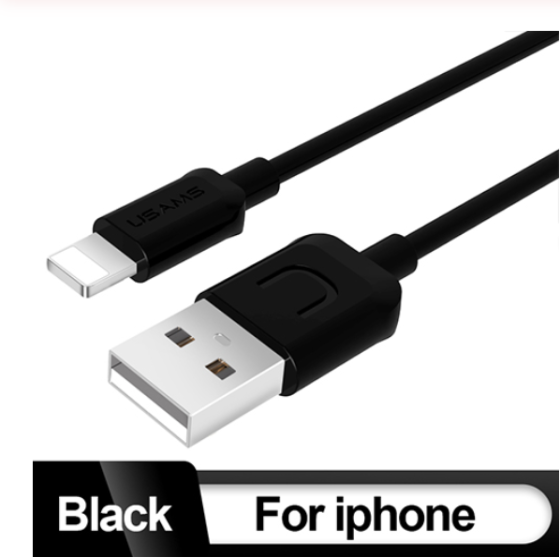 Lightning кабель Usams 25cм Black Киев