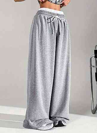 Жіночі оверсайз штани з імітацією білизни двонитка Одеса