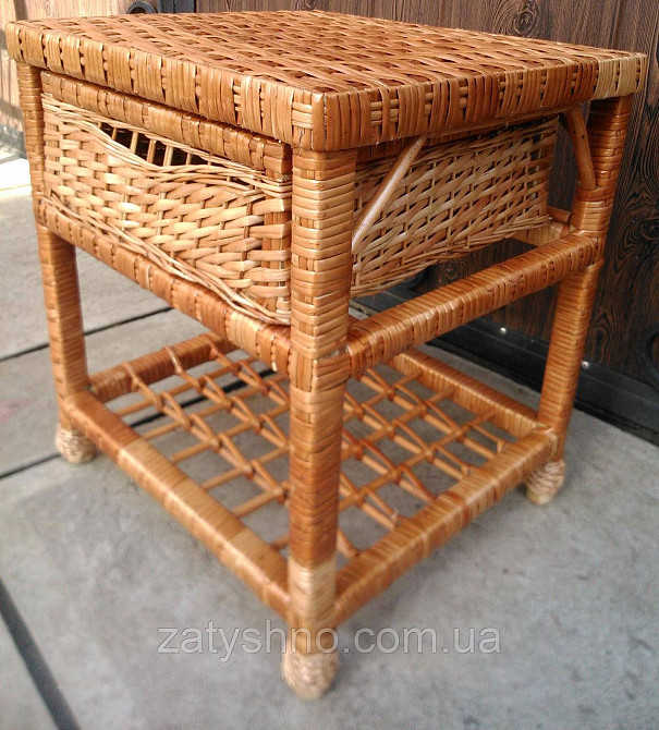 Этажерка с полкой из лозы Киев - изображение 5