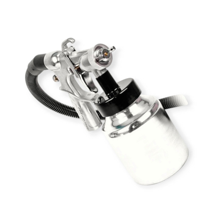 Пистолет покрасочный электрический d-1.8, 600 Вт с метал. бачком 1.0л, 450-550 мл/мин HVLP Мукачево - изображение 4