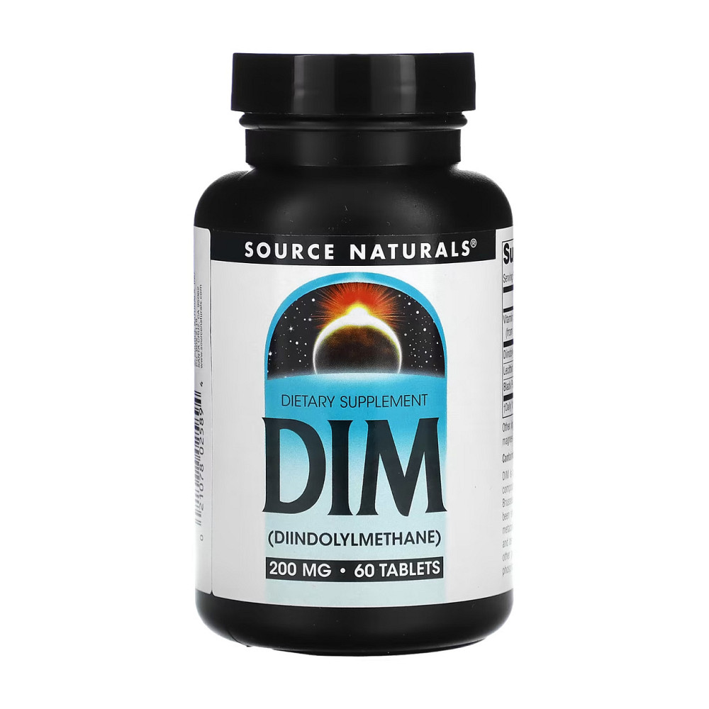 Дииндолилметан Source Naturals DIM 200 mg 60 таблеток Киев - изображение 1