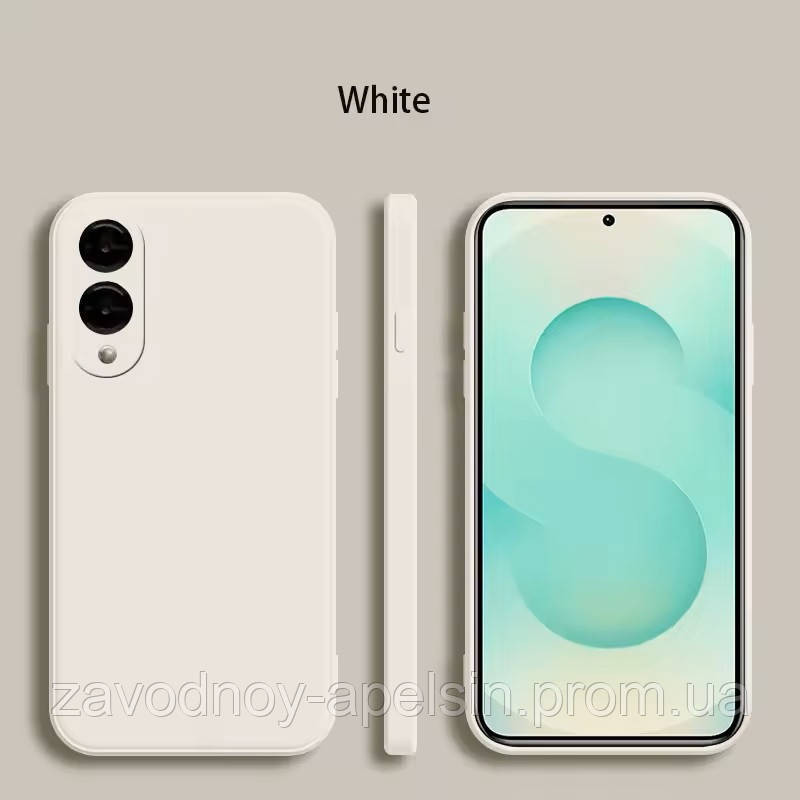 Samsung S25 Edge S937 Чохол мікрофібра Захист камери (білий) Одеса - фото 1