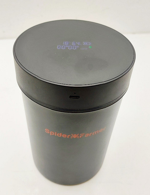 Розумна банка з вакуумацією, градусником та гігрометром Spider Farmer Auto-Cure Smart Jar герметична банка для берігання трав, грибів, кави, чаю, спец Луцьк - фото 1