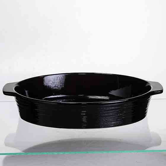 Форма для запікання овальна 36×22.5×7 (см) форма для духовки 2 літри Чорний SH1290 Київ