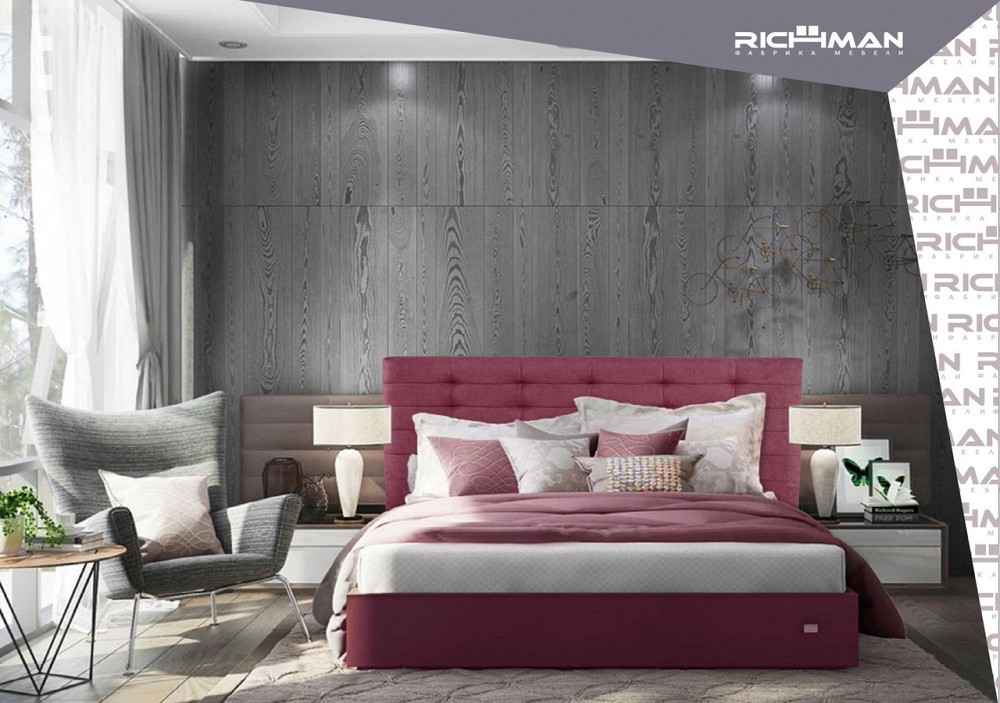 Кровать Erika Comfort 140 х 200 см Fly 2230 С подъемным механизмом и нишей для белья Черный Днепр - изображение 10