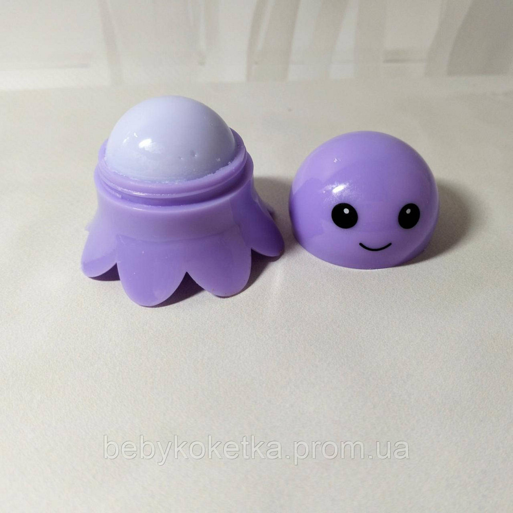 Дитячий бальзам для губ зволожувальний Magic Your Life Lip Balm Осміножик фіолетовий Львів - фото 2