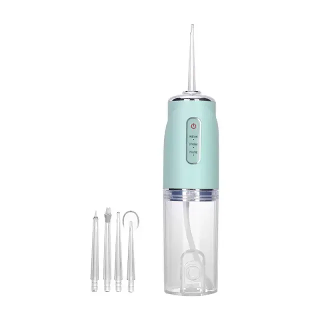 Ирригатор портативный Oral Irrigator 3 режима работы, 2 насадки Коломия - фото 9