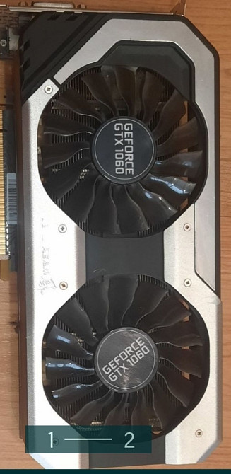 Видеокарта: GTX 1060 6Gb. Palit Jetstream . Киев - изображение 1
