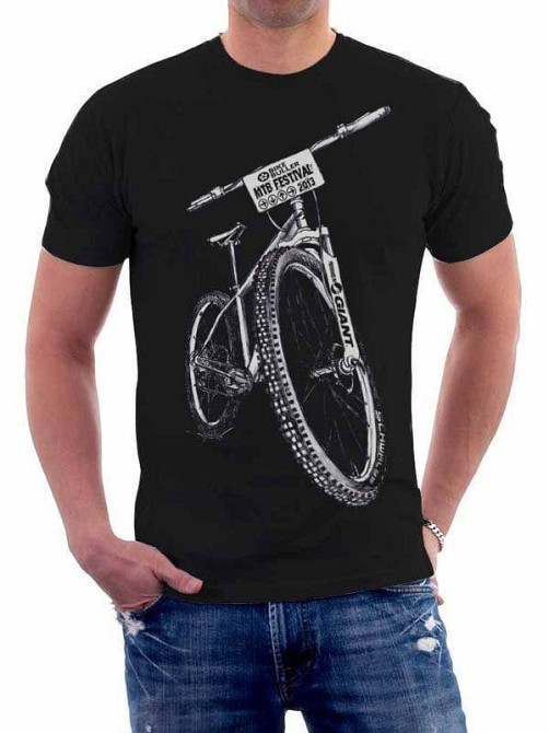 Футболка мужская с принтом  44 Черная 2634326336 Днепр - изображение 1