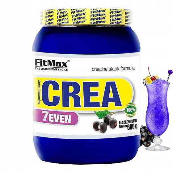 Креатиновий комплекс Fitmax Crea 7 Even 600g (Blackcurrant) Луцьк