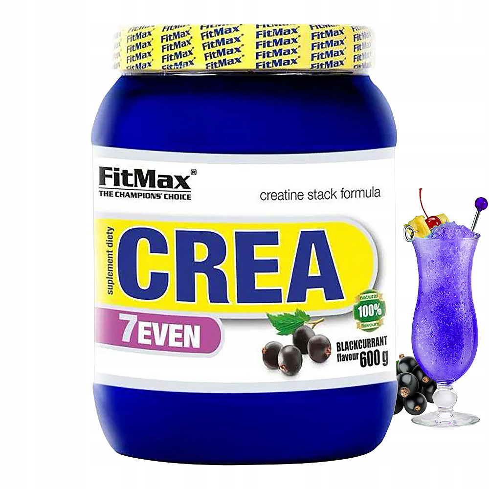 Креатиновый комплекс Fitmax Crea 7 Even 600g (Blackcurrant) Луцк - изображение 2