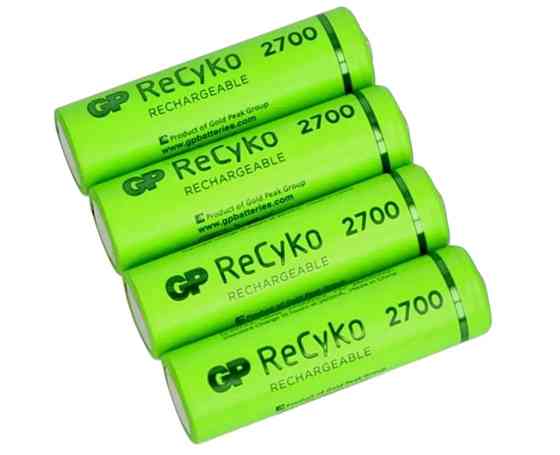Аккумулятор GP ReCyko2700 /R6 AA /Ni-MH 2600mAh 1.2V 1 шт. (в упаковке 4шт), кейс Днепр