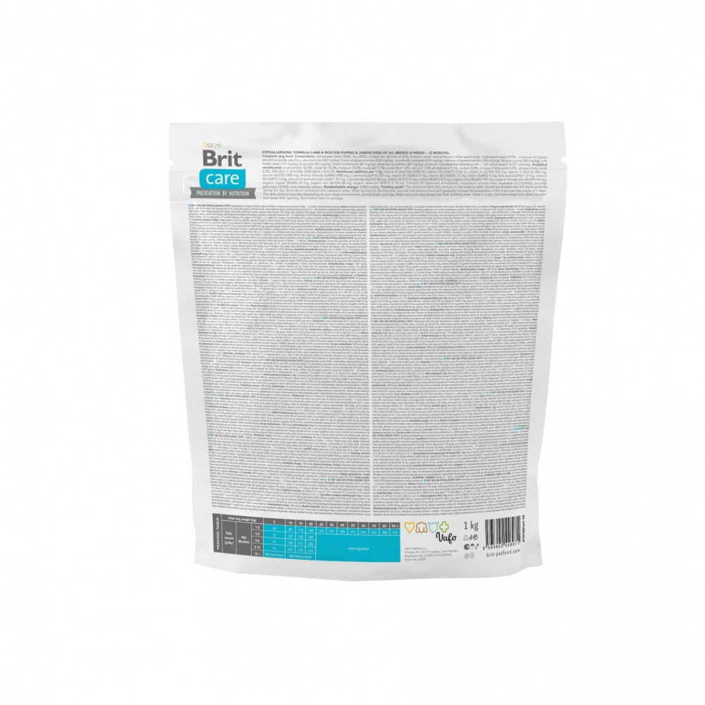Сухой корм Brit Care Dog Hypoallergenic Puppy для щенков, гипоаллергенный с ягненком, 1 кг Винница - изображение 2