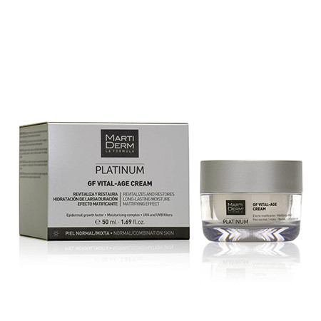 Мартідерм Крем для нормальної та комбінованої шкіри обличчя MartiDerm Platinum Gf Vital Age Cream, 50 мл Дніпро - фото 2