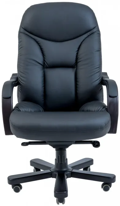 Офисное Кресло Руководителя Richman Maximus Кожа Wood Lux М1 Tilt Черный Киев - изображение 2