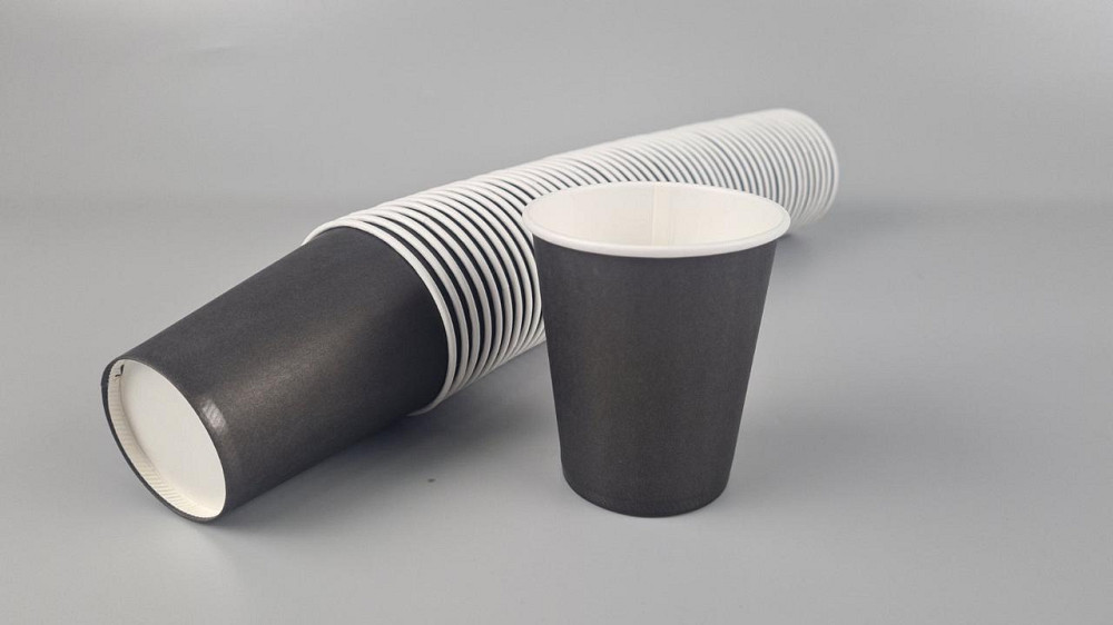 Стаканчики для кави 300 мл "БЕЛО/ЧОРНИЙ" Маестро (50 шт.) Харків - фото 1