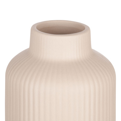Ваза Ardesto Savona, 8х15см, порцеляна, бежевий (AR3804B) Винница - изображение 3
