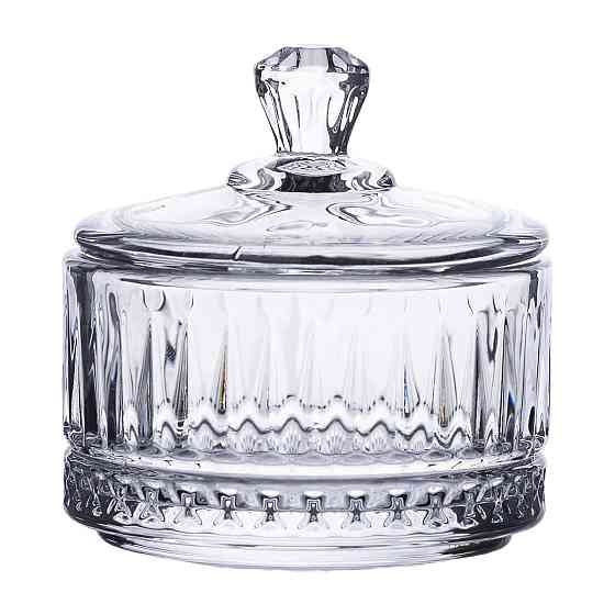 Yiwu Цукерниця з кришкою Ø 6.5 см скляна HP-YH-29 Київ