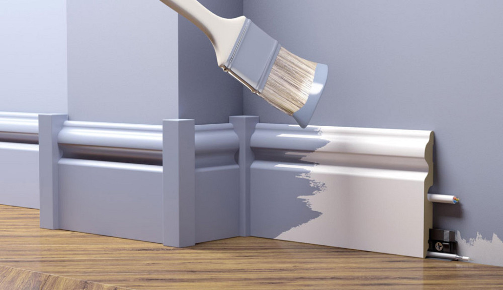 Плинтус под покраску из дюрополимера Элегант LPC - 20 (2м.п.) 108х15.9мм Днепр - изображение 8