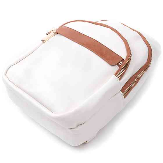 Жіноча сумка з однією лямкою через плече з гладкої екошкіри Vintage 22768 Білий Київ