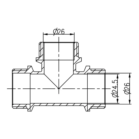 Тройник Thermo Alliance Forte 1" НН SF36725 Київ