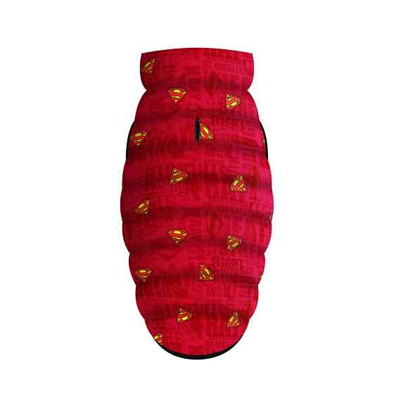 Курточка для собак WAUDOG Clothes з малюнком "Супермен червоний", XS25, В 37-40 см, С 24-27 см Коломыя