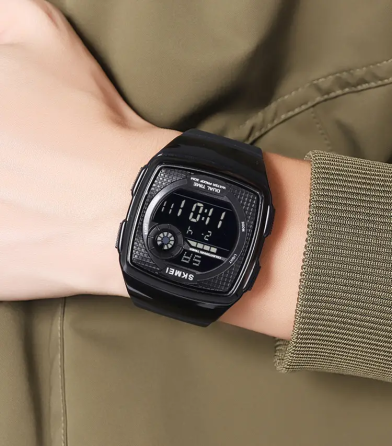 Часы мужские наручные спортивные Skmei 2208 (Черный с черным) Винница