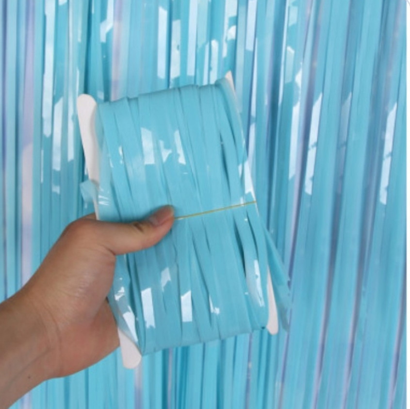 Штора дощик блакитний 200*100 Киев - изображение 1