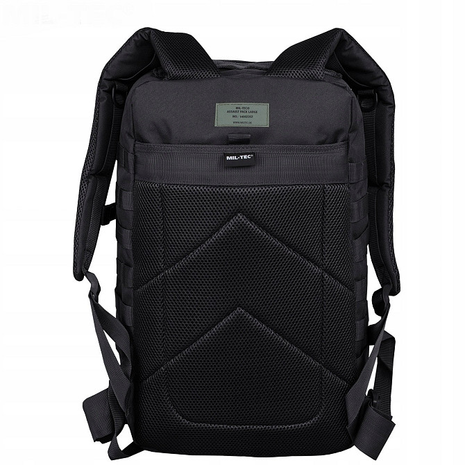 Тактичний Рюкзак 36 літрів із системою Molle 25 мм Mil-Tec від Sturm "Assault Large" (14002202) Blac Нововолинськ - фото 8