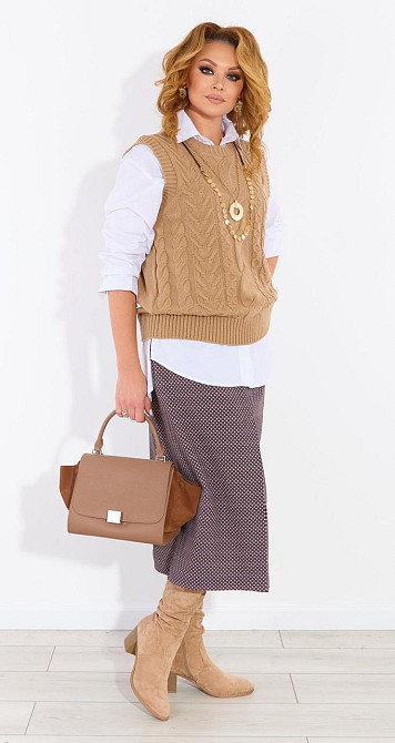 Вязанная жилетка (42-46) Киев - изображение 4