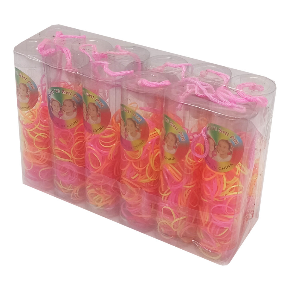 Дитяча резинка для волосся 0308-506-5 силіконова, різнокольорова Вінниця - фото 1