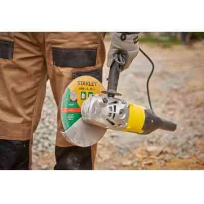 Шлифовальная машина Stanley FatMax, 2000W, 6500 об/мин, d=230 мм, 5.2 кг (FMEG232) Винница