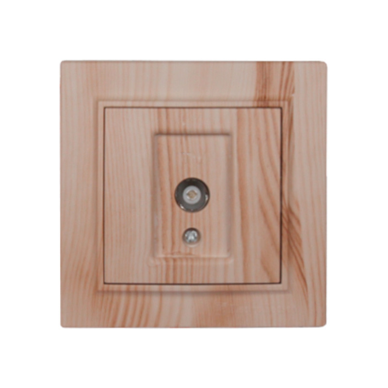 Розетка телевизионная, Enzo белое дерево Днепр - изображение 1