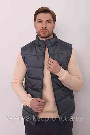 Жилет стьобаний Ray Basic чоловічий утеплений сірий (U0601М-Grey) XL Київ