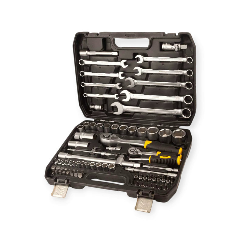 Набір головок 1/2", 1/4" 82 шт з бітами, ключами Sigma Мукачево - фото 1