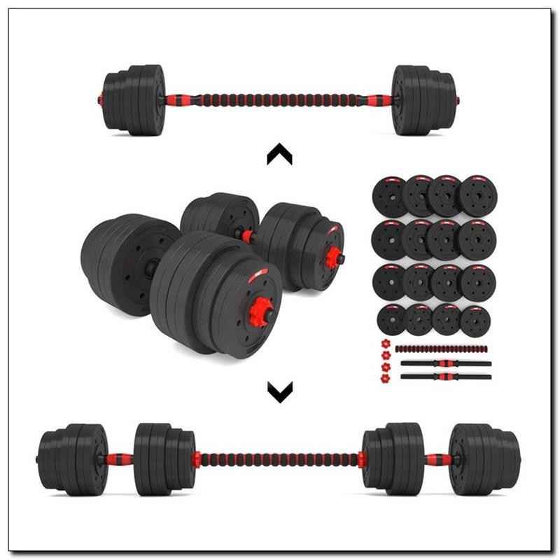 Набор штанга + гантели HMS SGР40 - 40 кг, черно-красный Киев - изображение 1