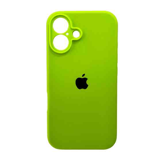 Чехол для iPhone 16, силиконовый, защитный, зеленый Киев