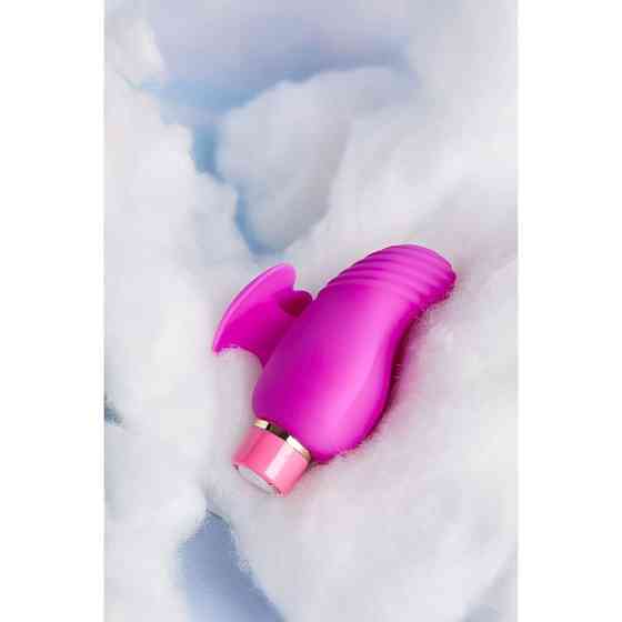 Вібратор на палець із рельєфом Aria Blush, силіконовий, рожевий Sex Aura Київ