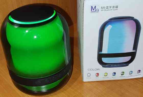 Мощная блютуз колонка з підсвіткою, Fm радіо. Київ