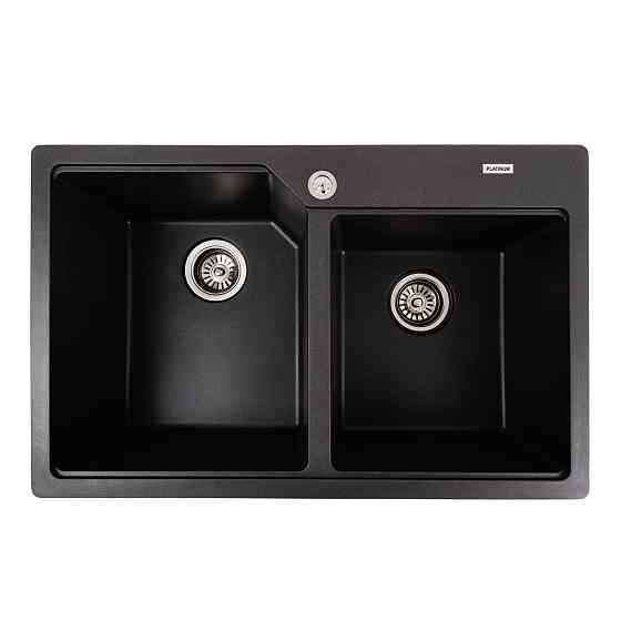 Гранітна мийка для кухні Platinum 7850 HARMONY матовий Моріон Коломыя